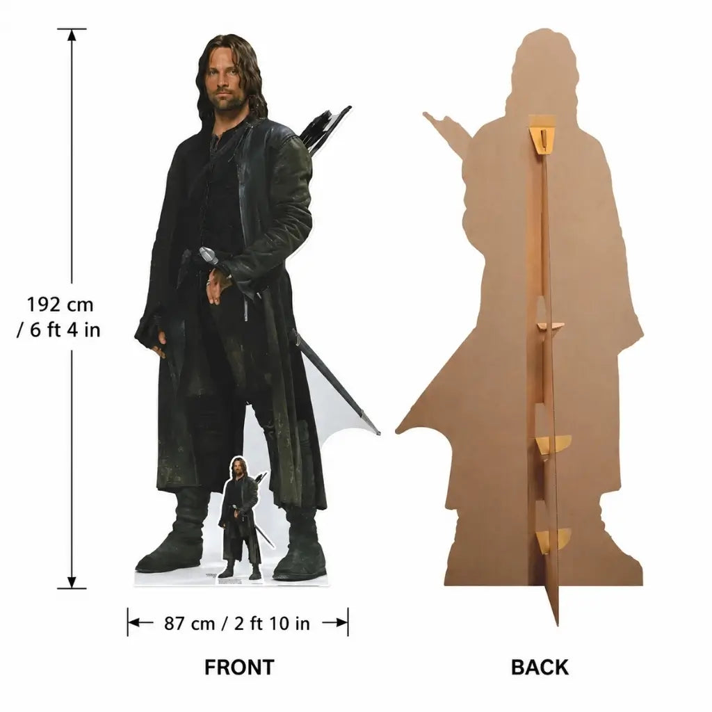 Aragorn Fantasy Event Photo Prop dimensions