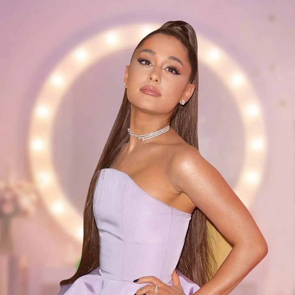 Ariana Grande 163cm lifesize cardboard cutout with mini cutout