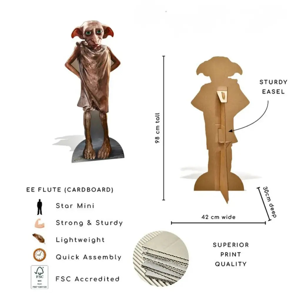 Dobby Harry Potter Star Mini Cardboard Cutout