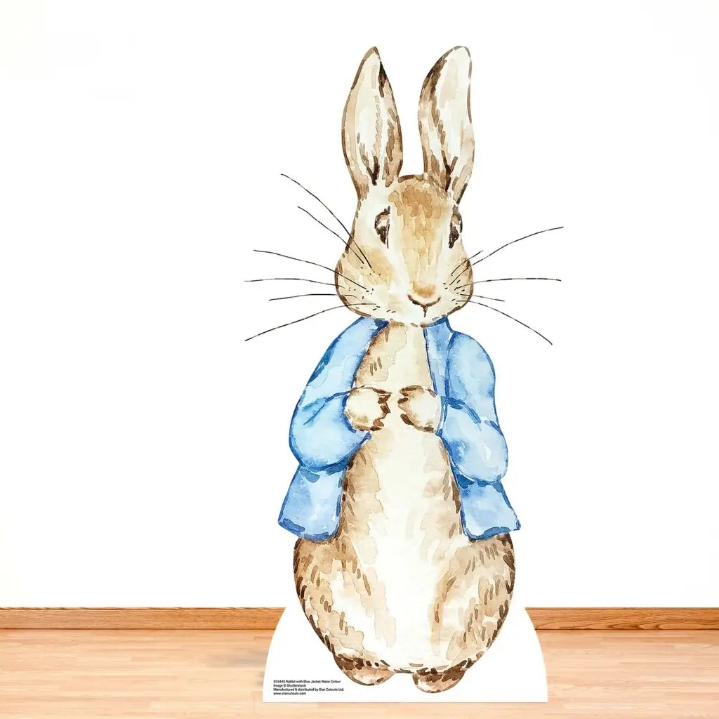Woodland bunny cardboard display