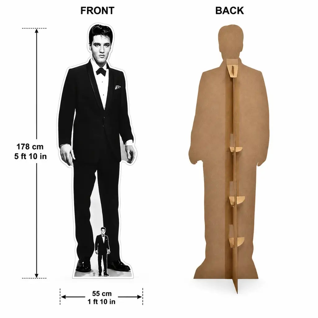 Vegas themed Elvis photo prop dimensions