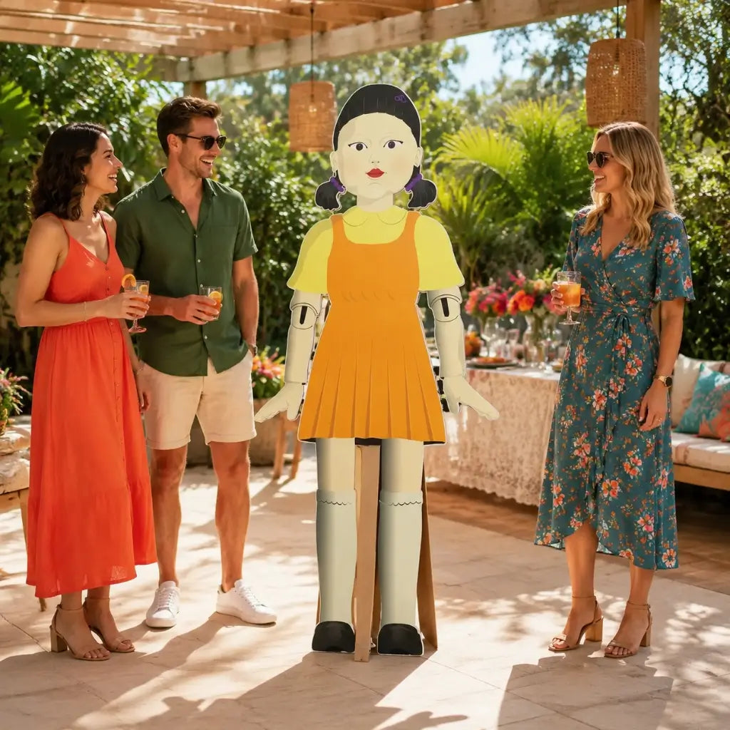 Giant game doll lifesize cardboard cutout 194cm tall