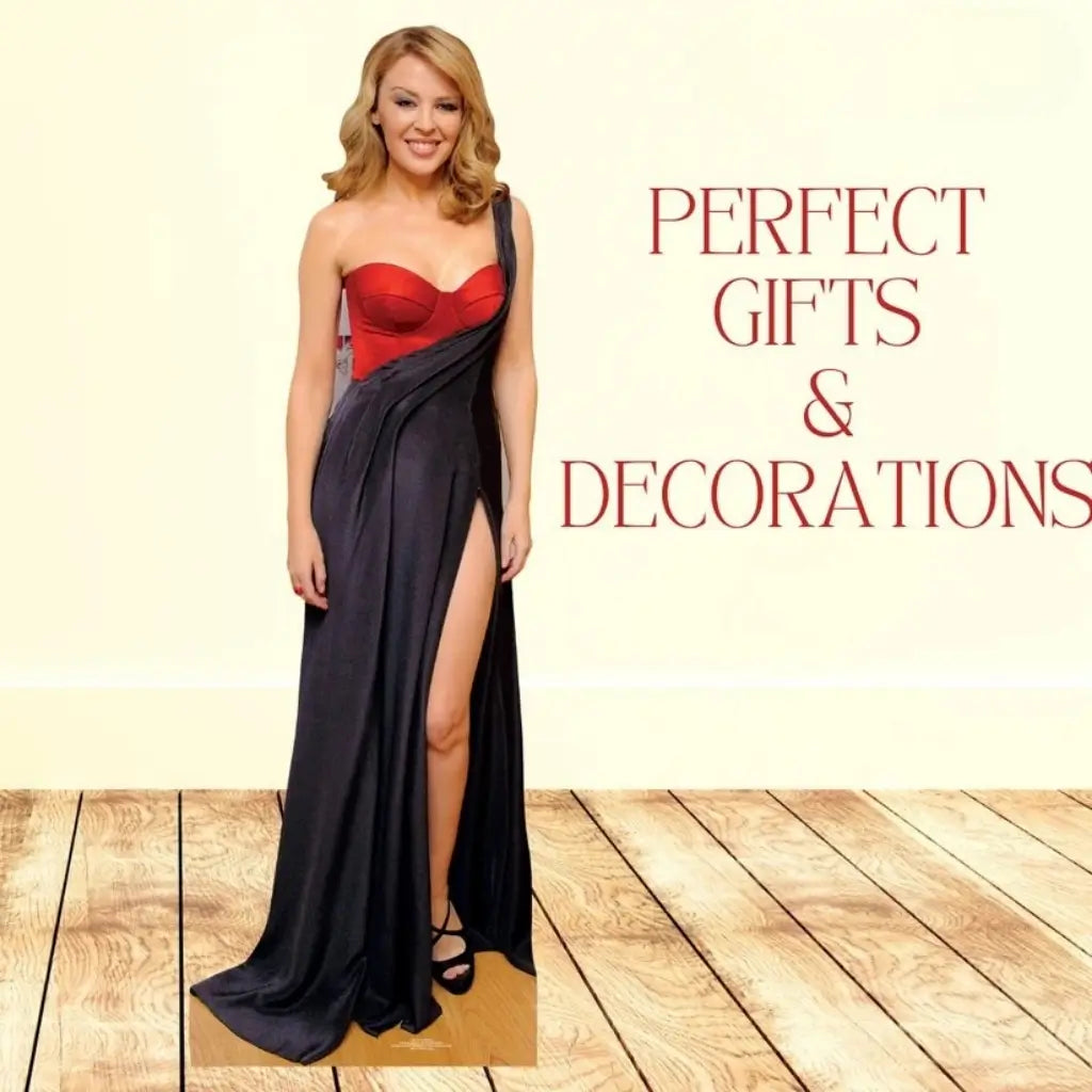 Kylie Minogue lifesize cutout for pop music themed parties