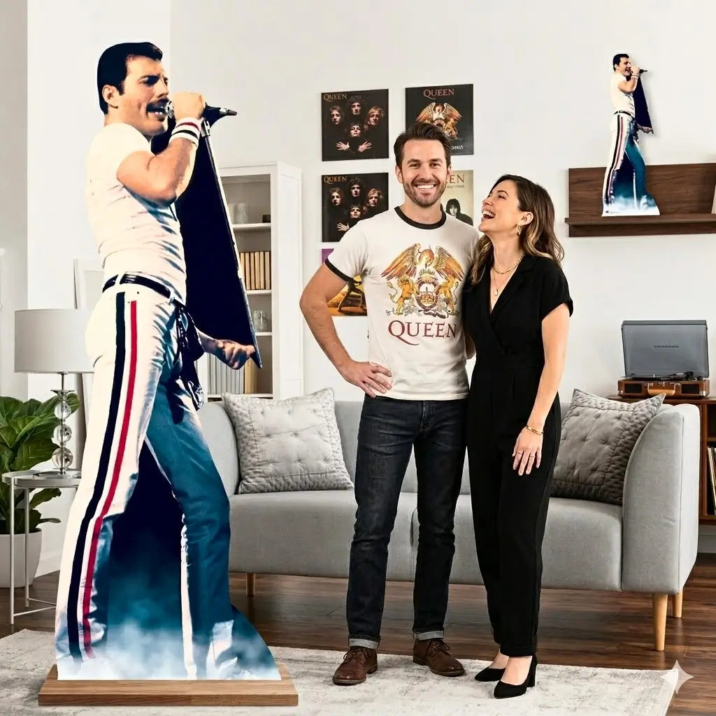 Freddie Mercury life size standee 184cm
