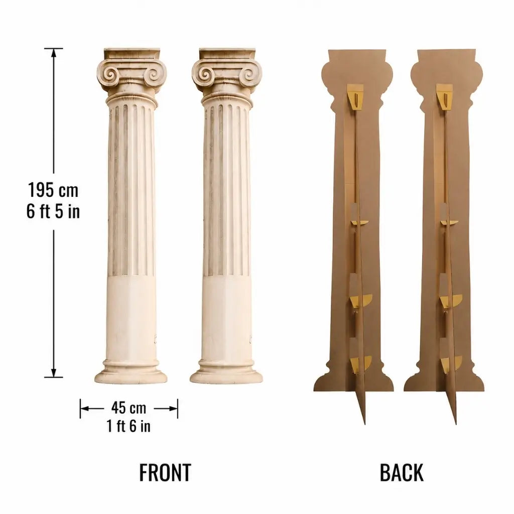 Toga Party Decorative Roman Columns specifications