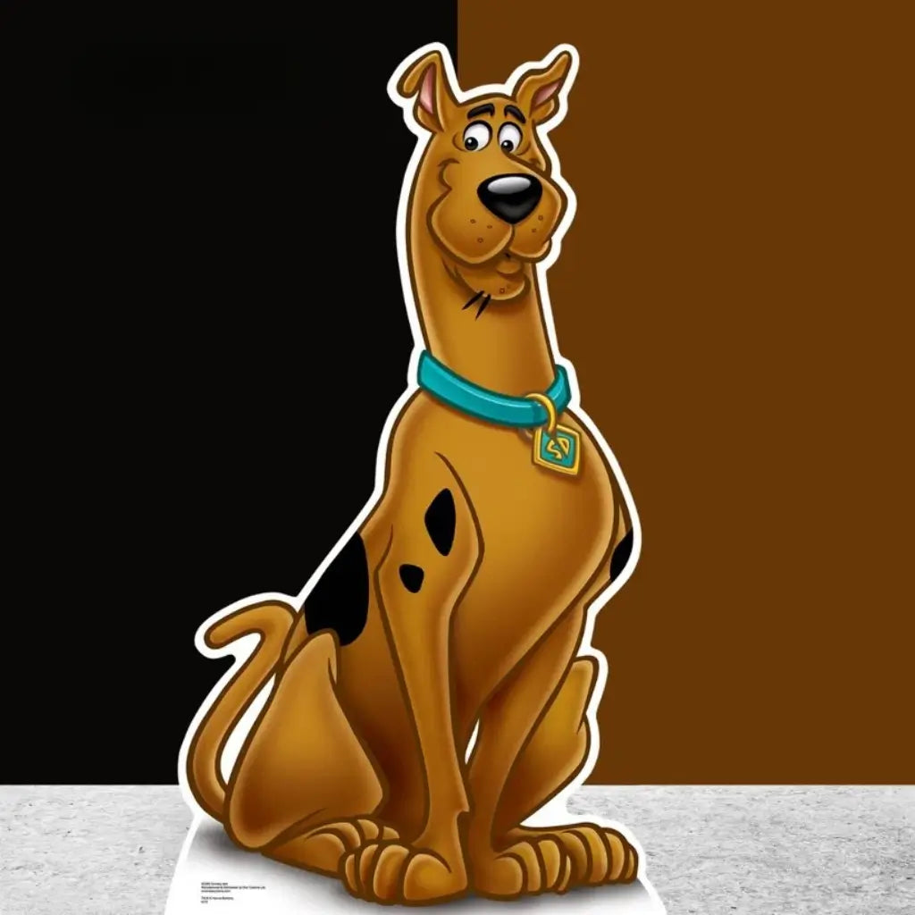 Scooby-Doo character freestanding cardboard standee