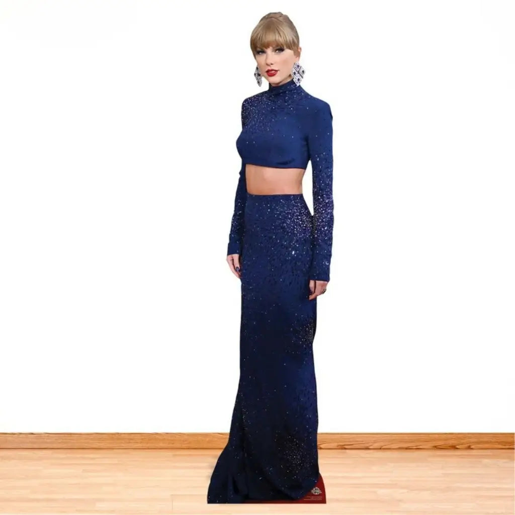 Swiftie themed party stand along life size cutout