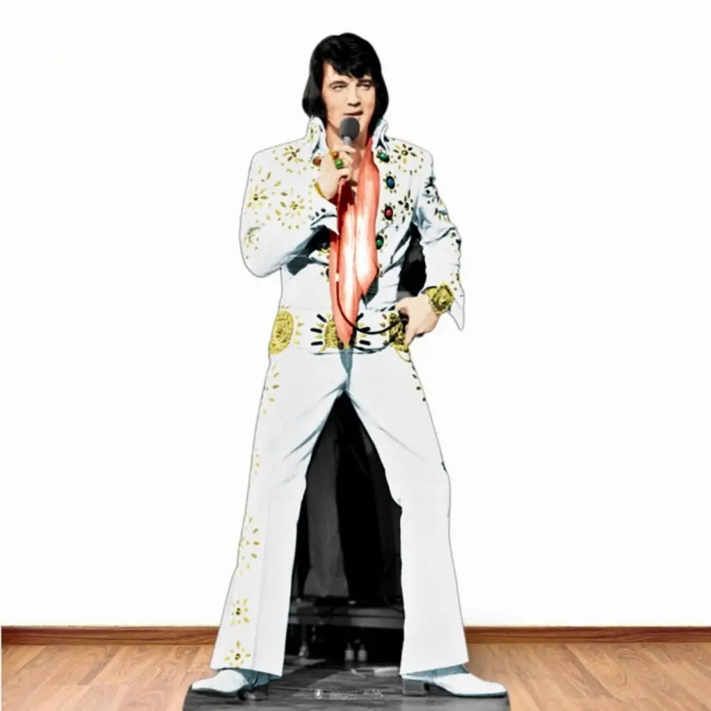 Retro Elvis cardboard cutout decoration