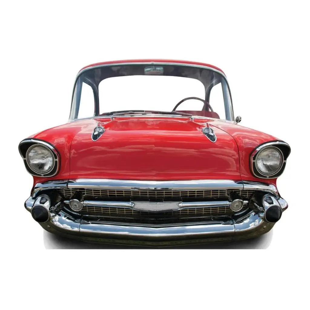 50s Red Car stand-in cardboard cutout 105cm