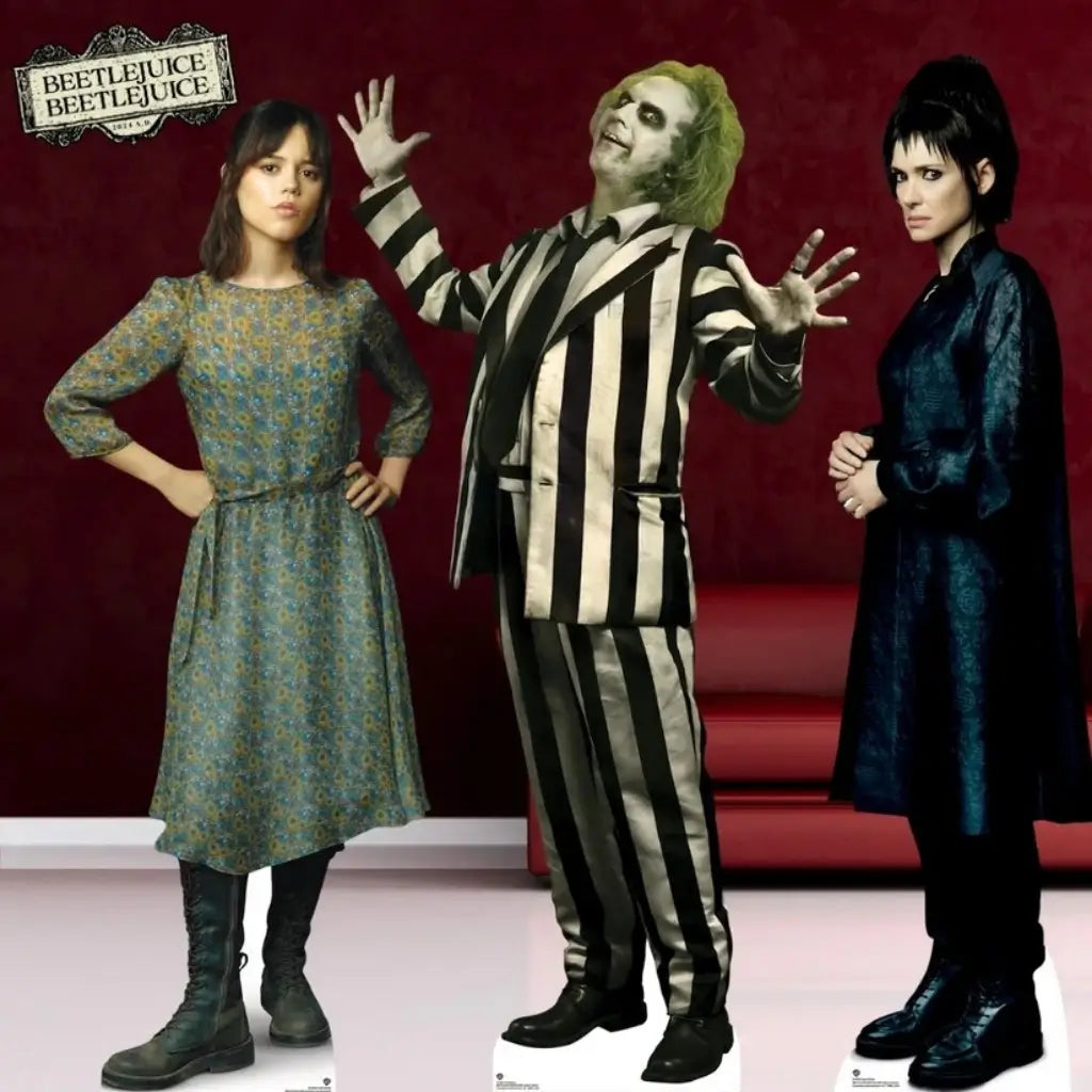 Beetlejuice Michael Keaton lifesize cardboard cutout 178cm