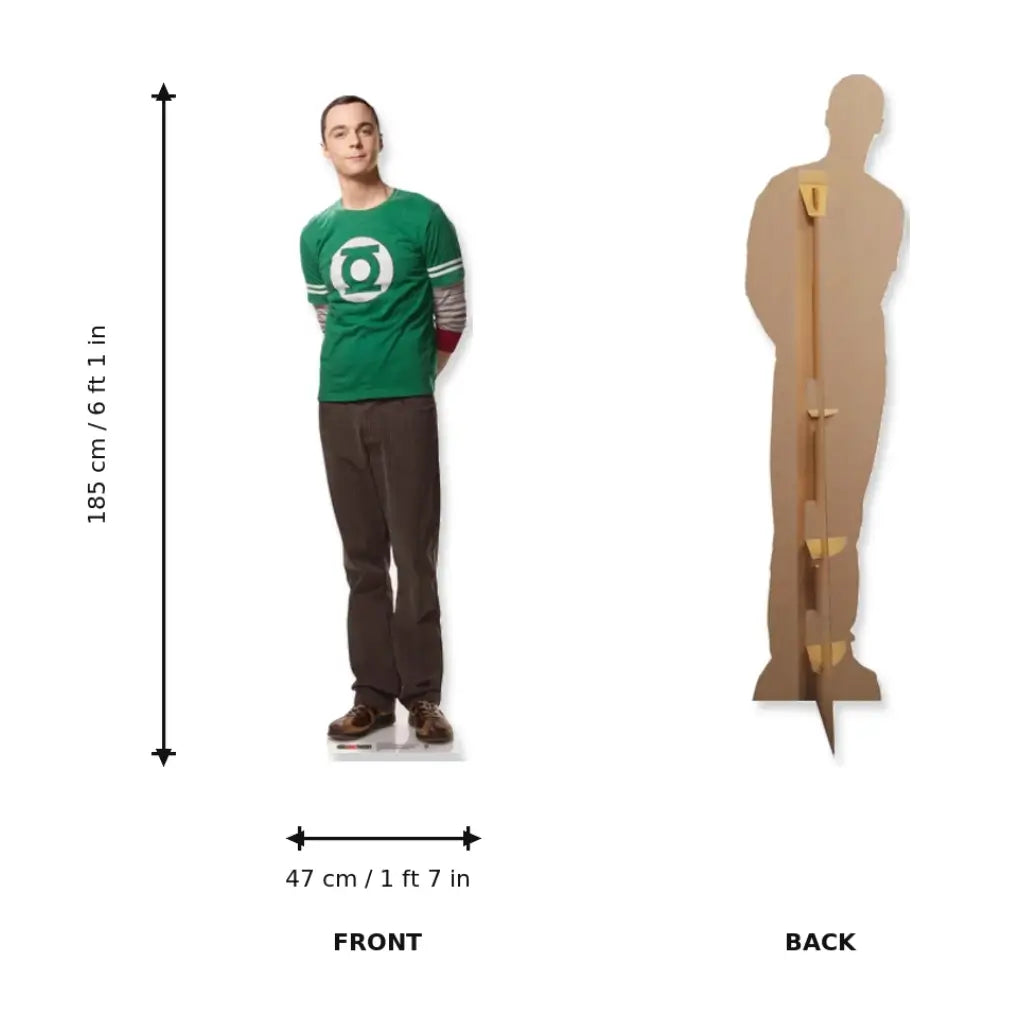 The Big Bang Theory Sheldon Cooper cardboard party prop