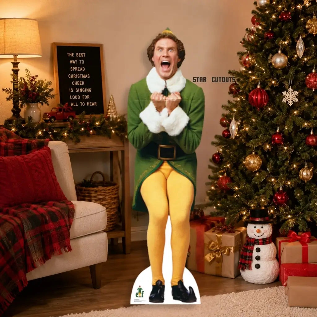 Christmas Buddy the Elf party standee