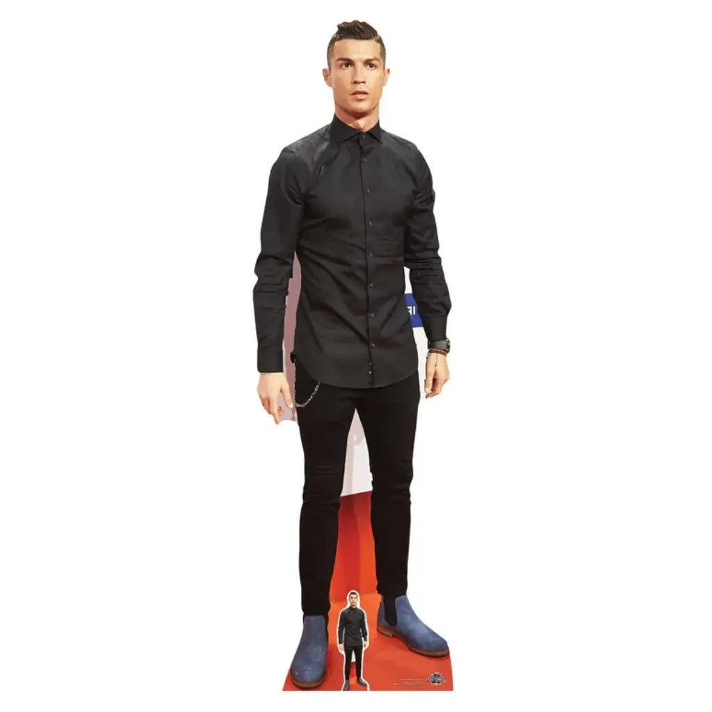 Cristiano Ronaldo football lifesize cardboard cutout 181cm