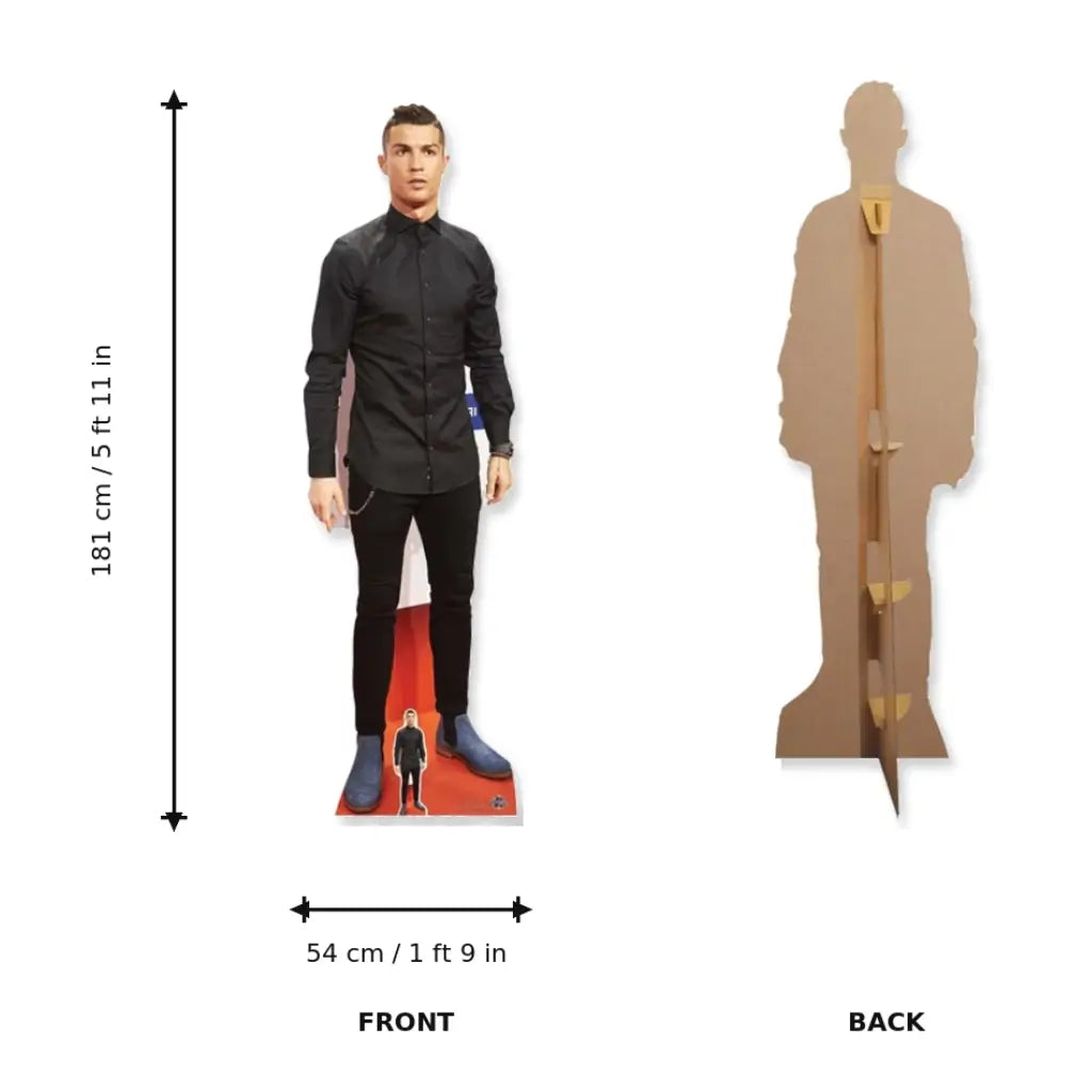 CR7 footballer lifesize cardboard cutout for fans and events