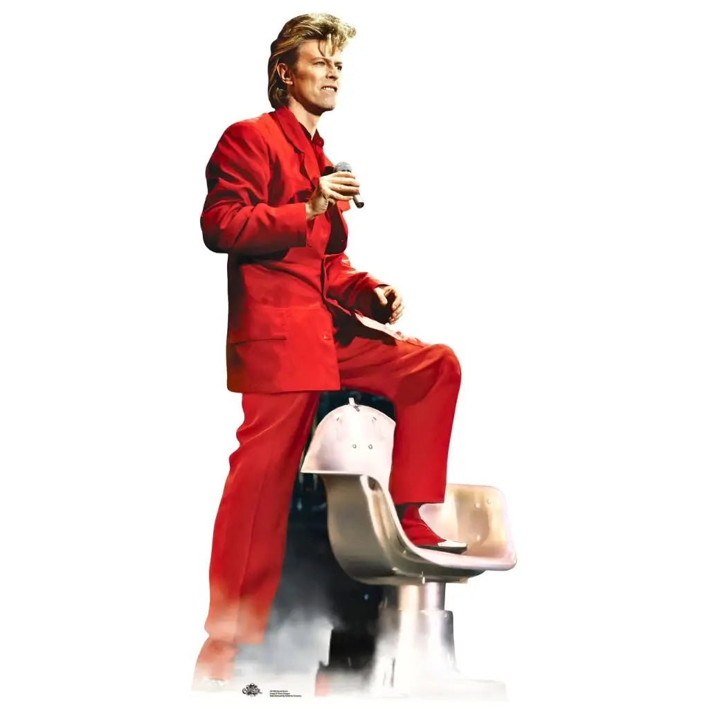 David Bowie cardboard cutout