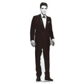 Elvis Presley tuxedo cardboard cutout