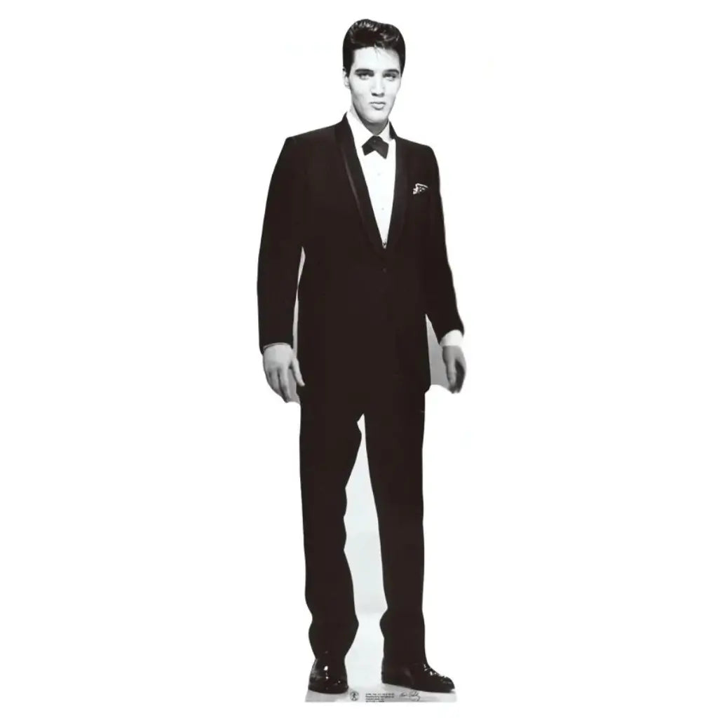 Elvis Presley tuxedo cardboard cutout