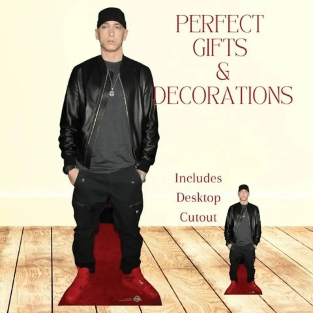 Eminem lifesize rapper cardboard cutout for music themed parties