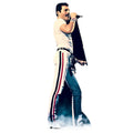 Freddie Mercury On Stage cardboard cutout