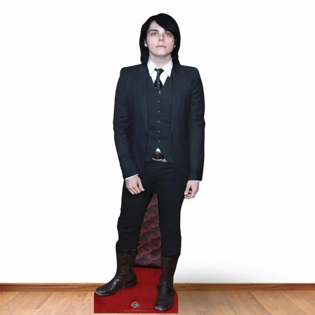 Gerard Way cardboard cutout for emo and alternative rock parties