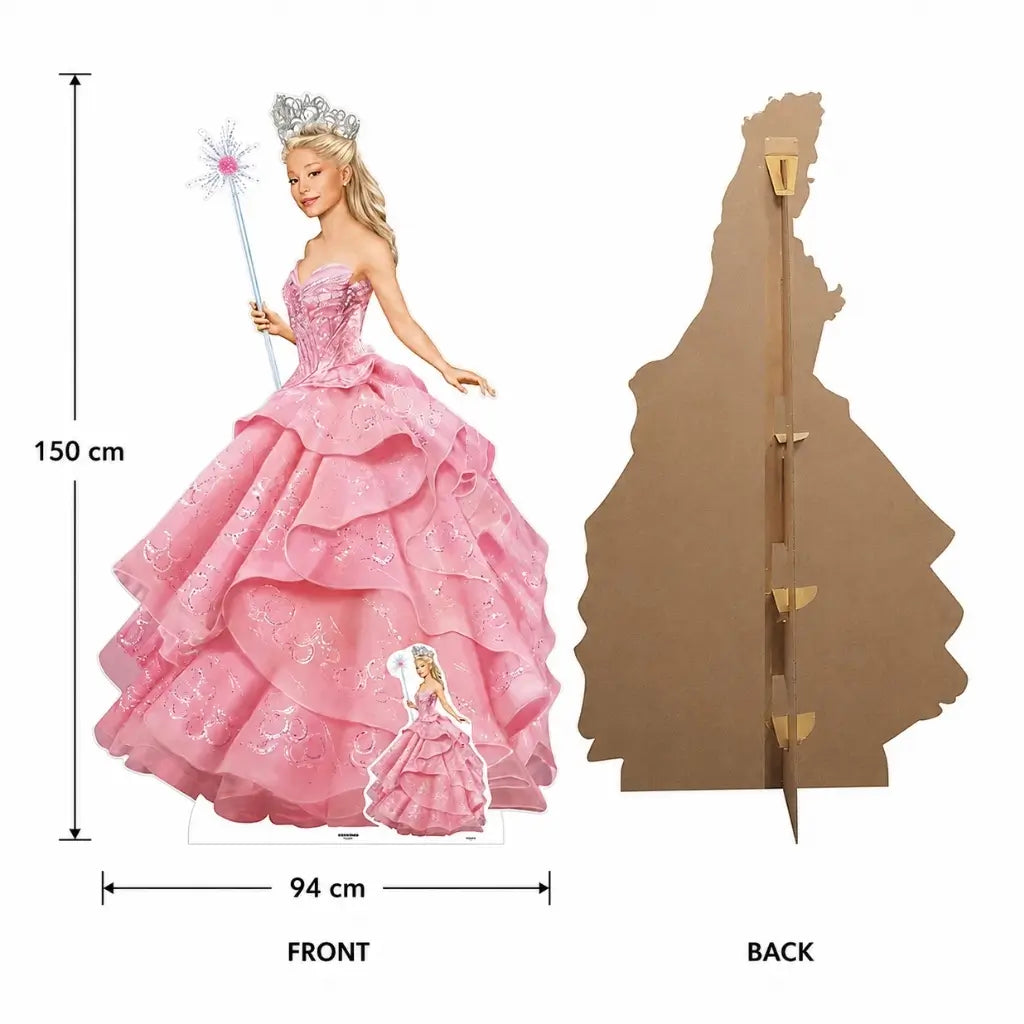 Wicked Musical Glinda Cardboard Display dimensions
