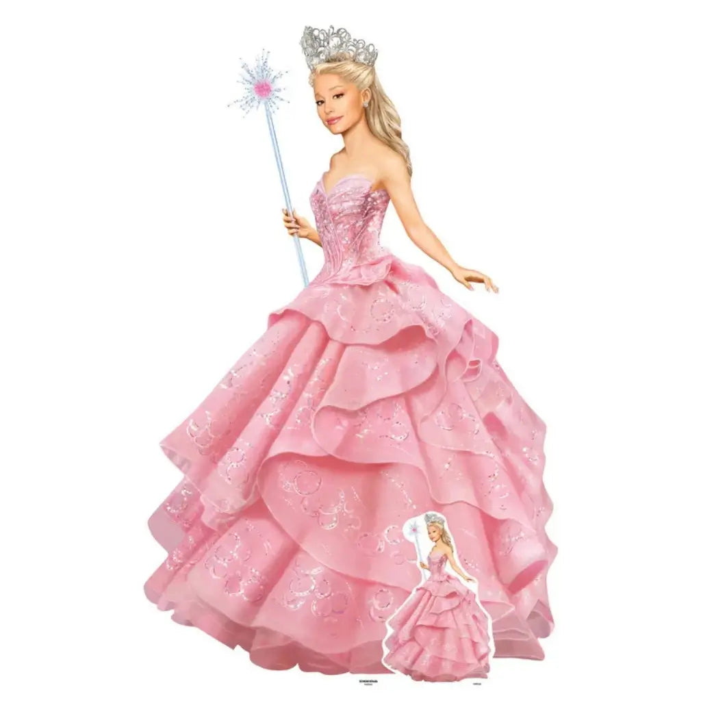 Glinda Wicked Pink Witch Cardboard Cutout 150cm