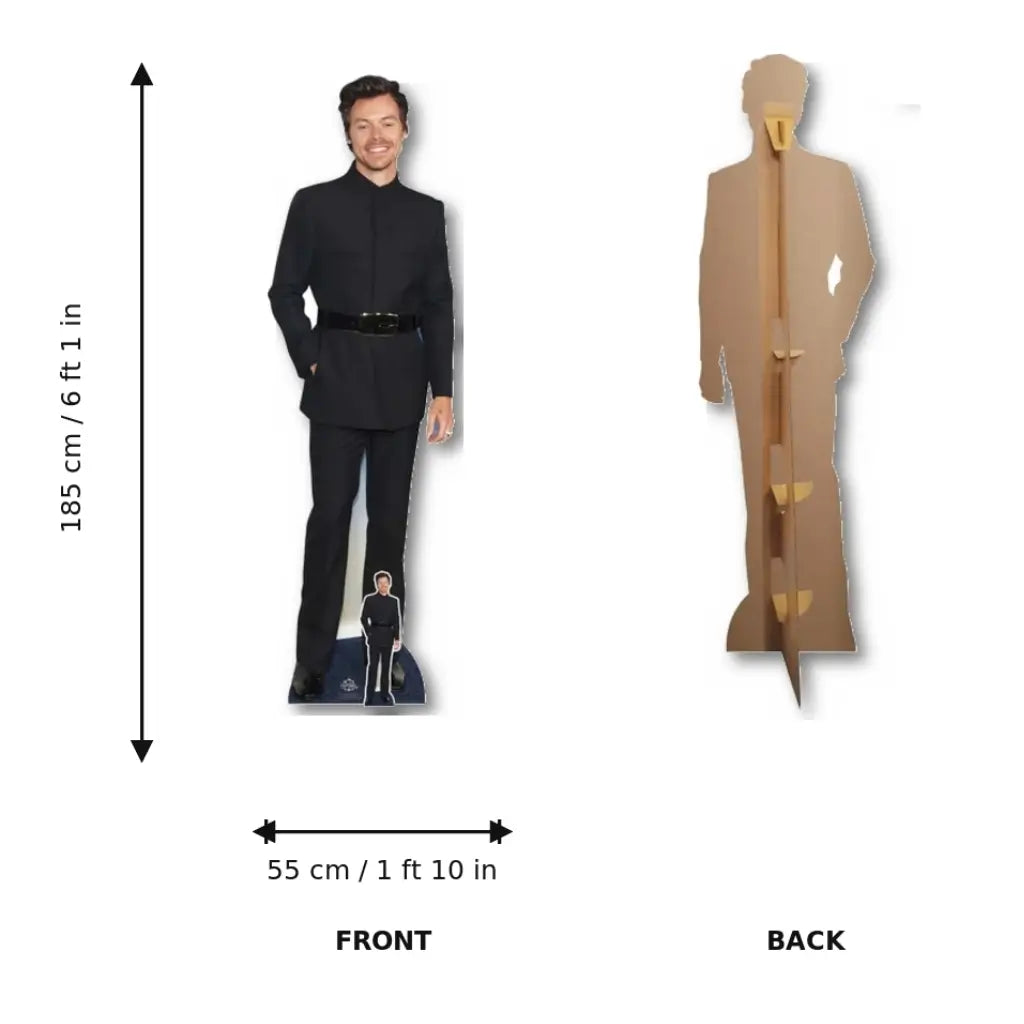 Harry Styles black suit lifesize cardboard cutout 185cm size