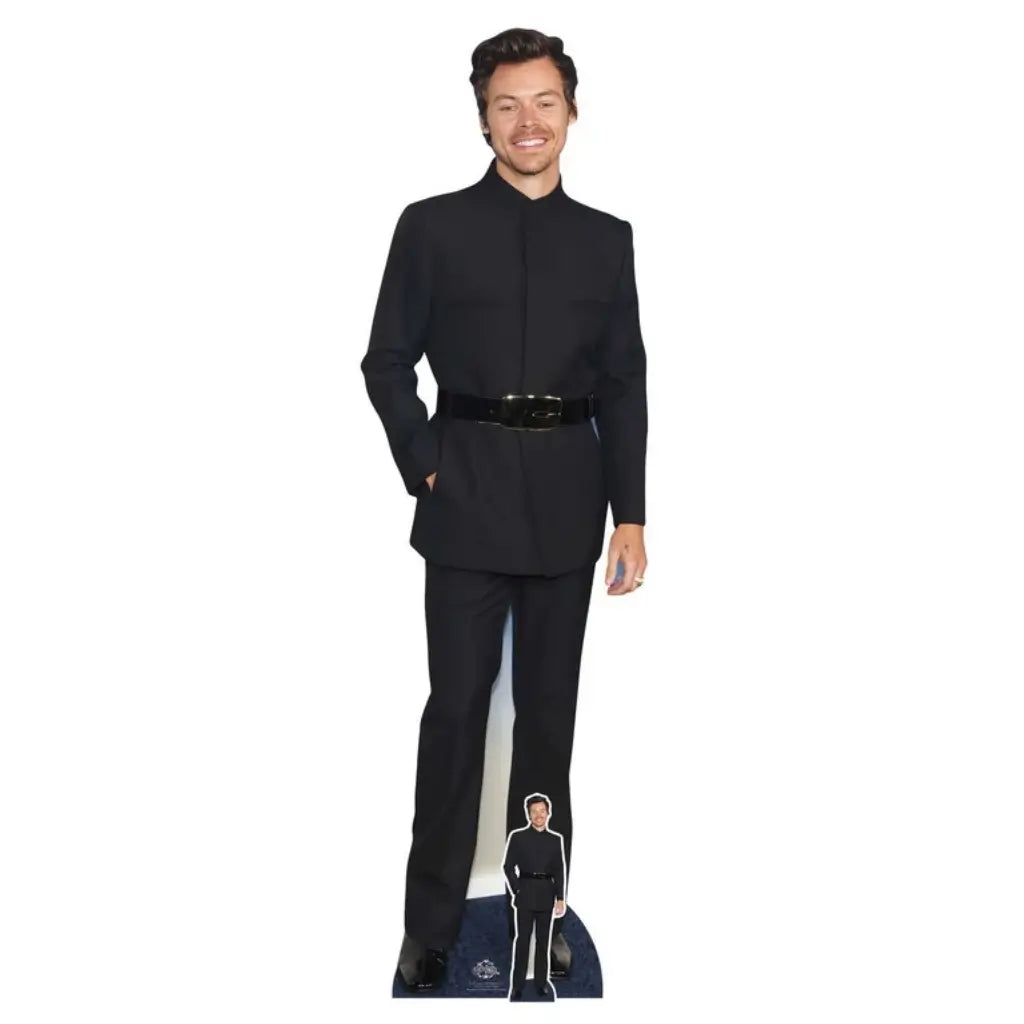 Harry Styles black suit lifesize cardboard cutout 185cm