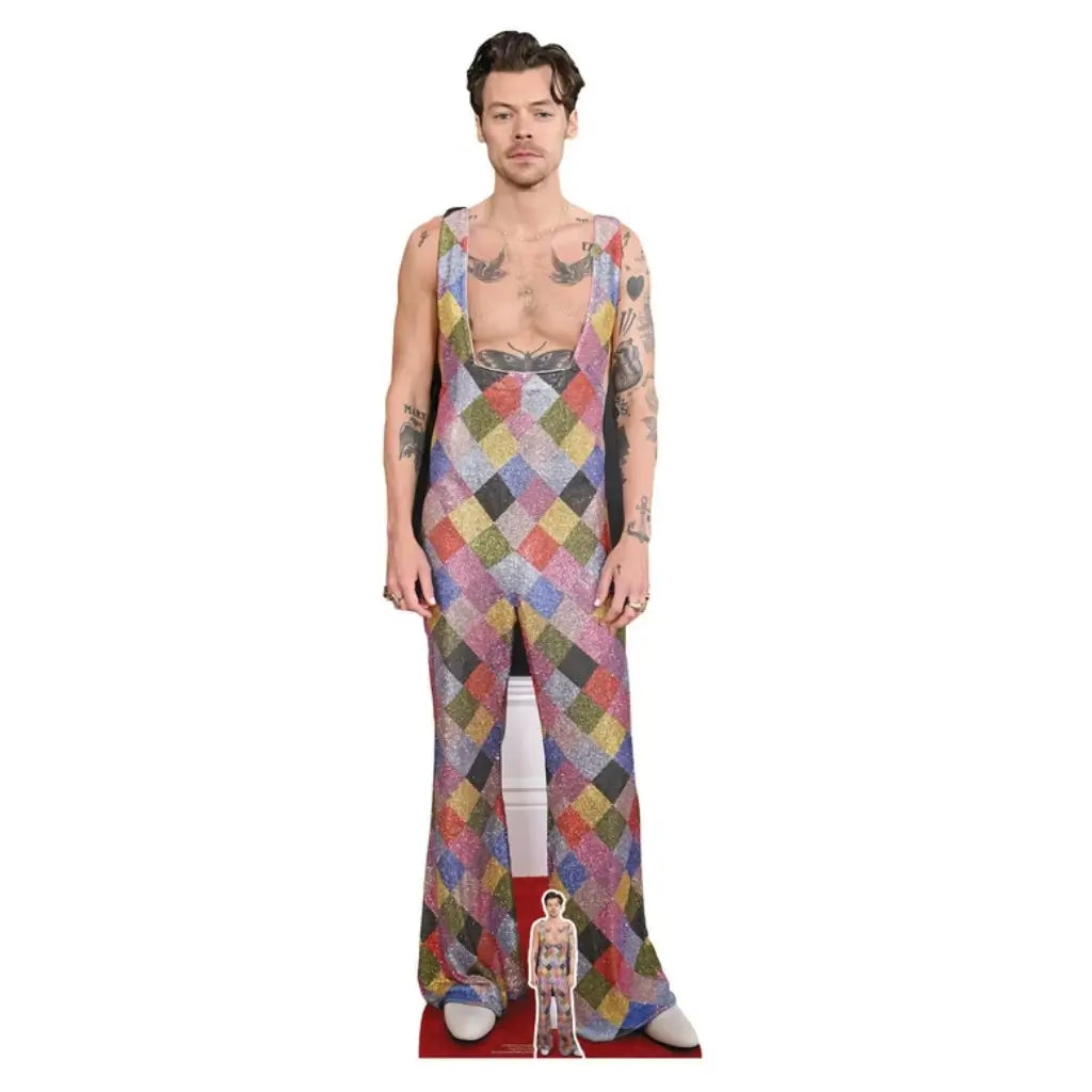 Harry Styles dungarees lifesize cardboard cutout 185cm