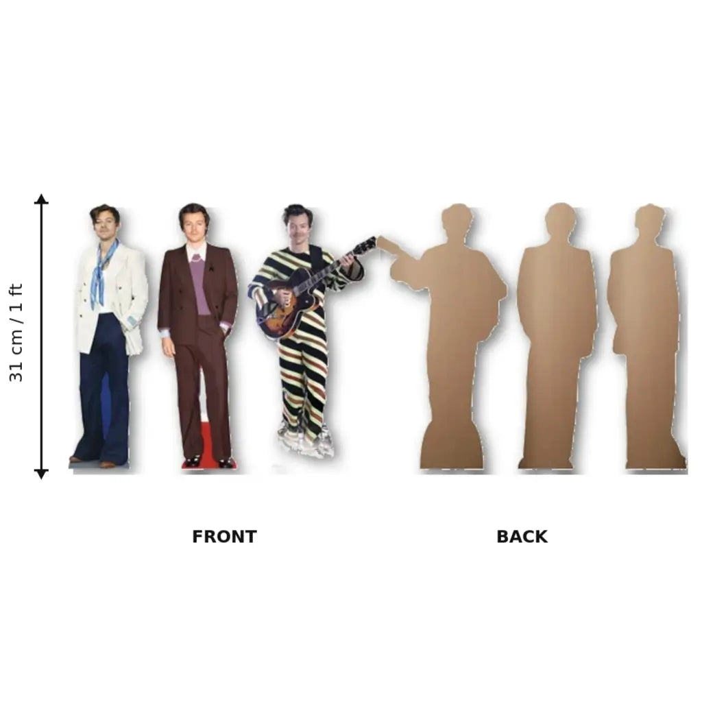 Harry Styles mini cardboard cutouts for fan room display or gift