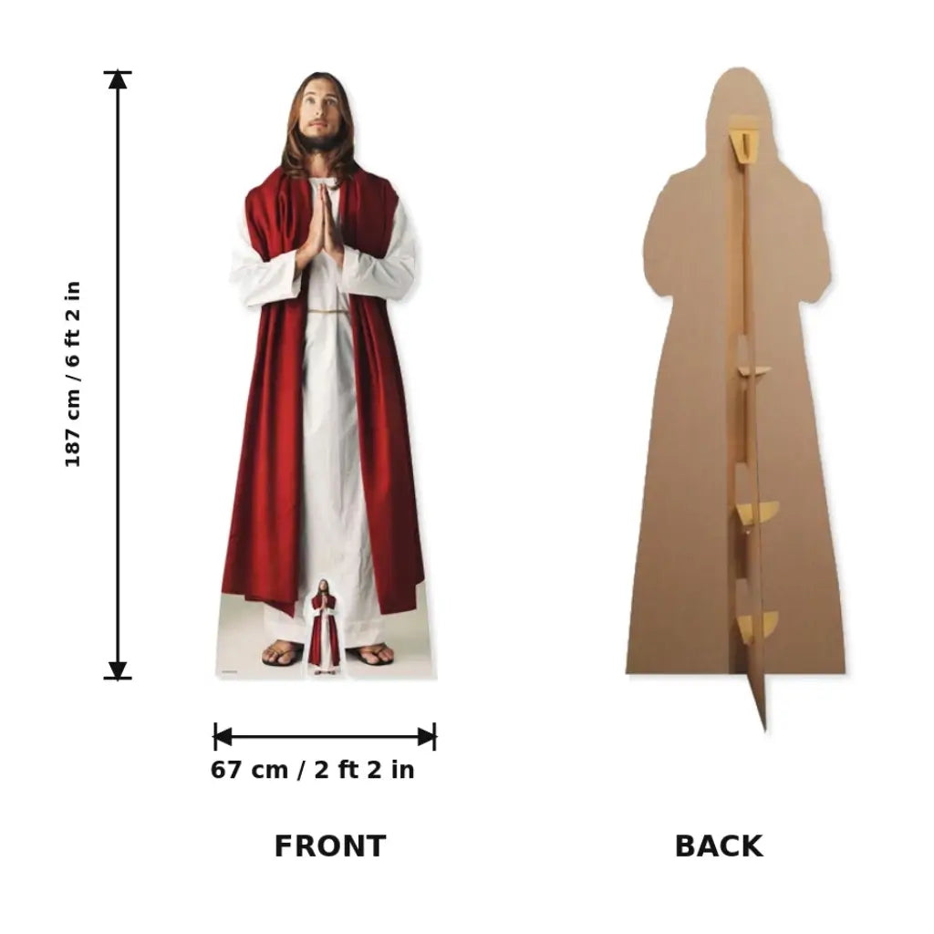 Jesus Christ Lifesize Cardboard Cutout 187cm Plus Free Mini