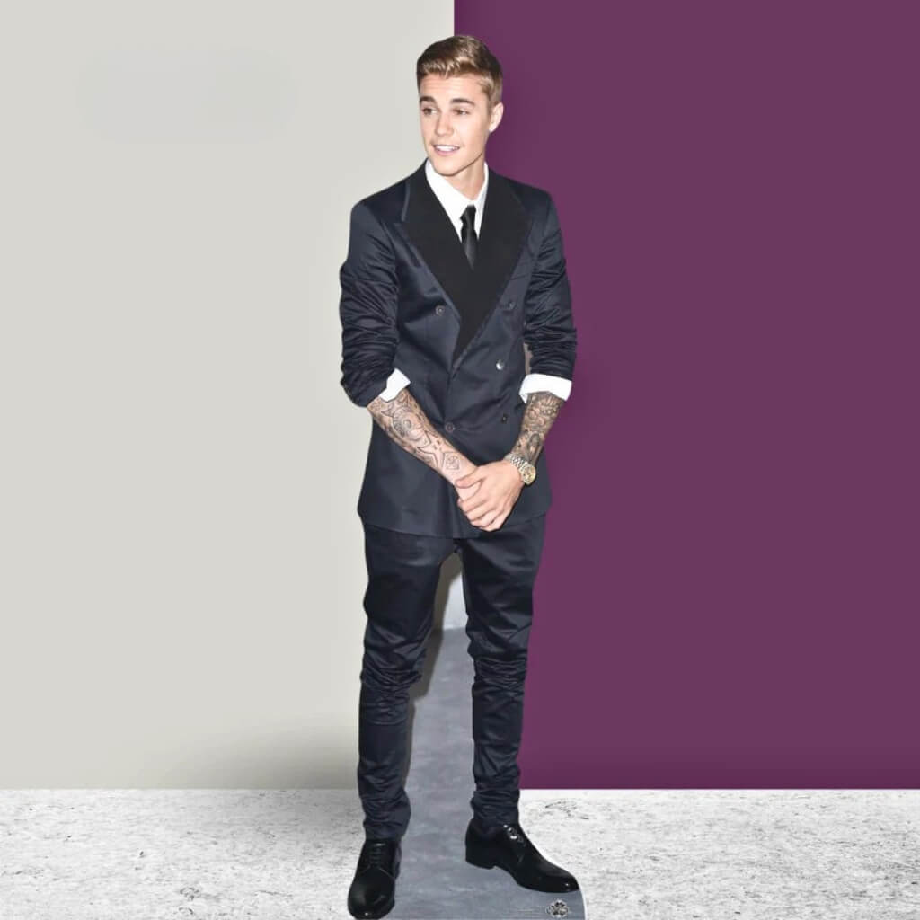 Justin Bieber 177cm lifesize cardboard cutout