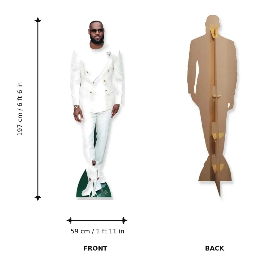 LeBron James lifesize cutout for basketball themed parties
