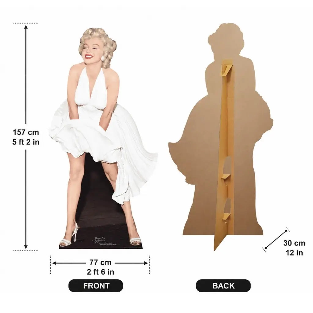 Marilyn Monroe photo booth prop dimensions