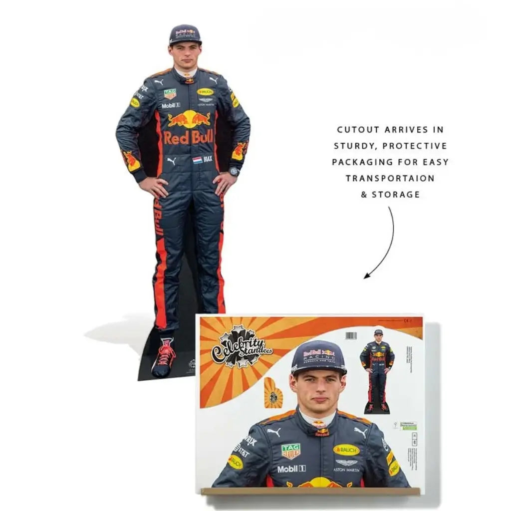 Max Verstappen motorsport racing driver cardboard cutout