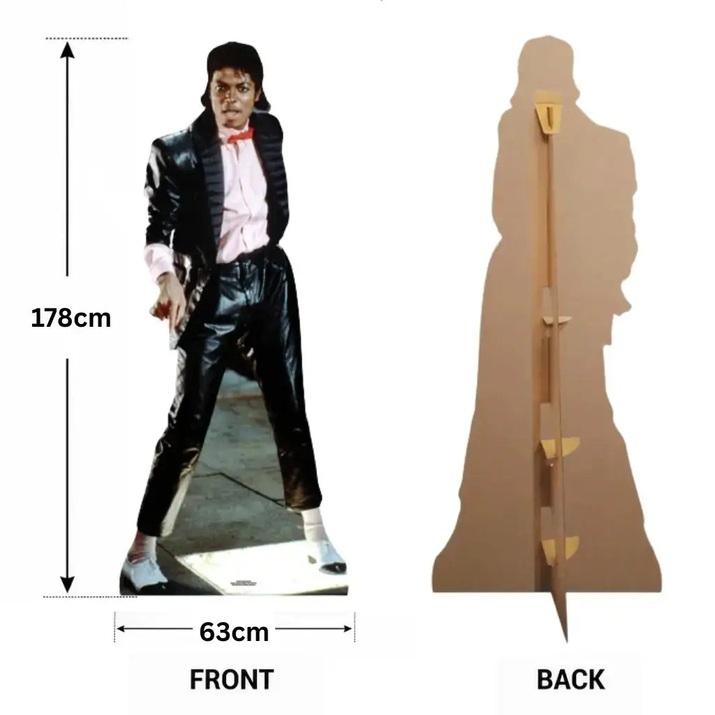 Michael Jackson lifesize cutout for 80s and music themed parties