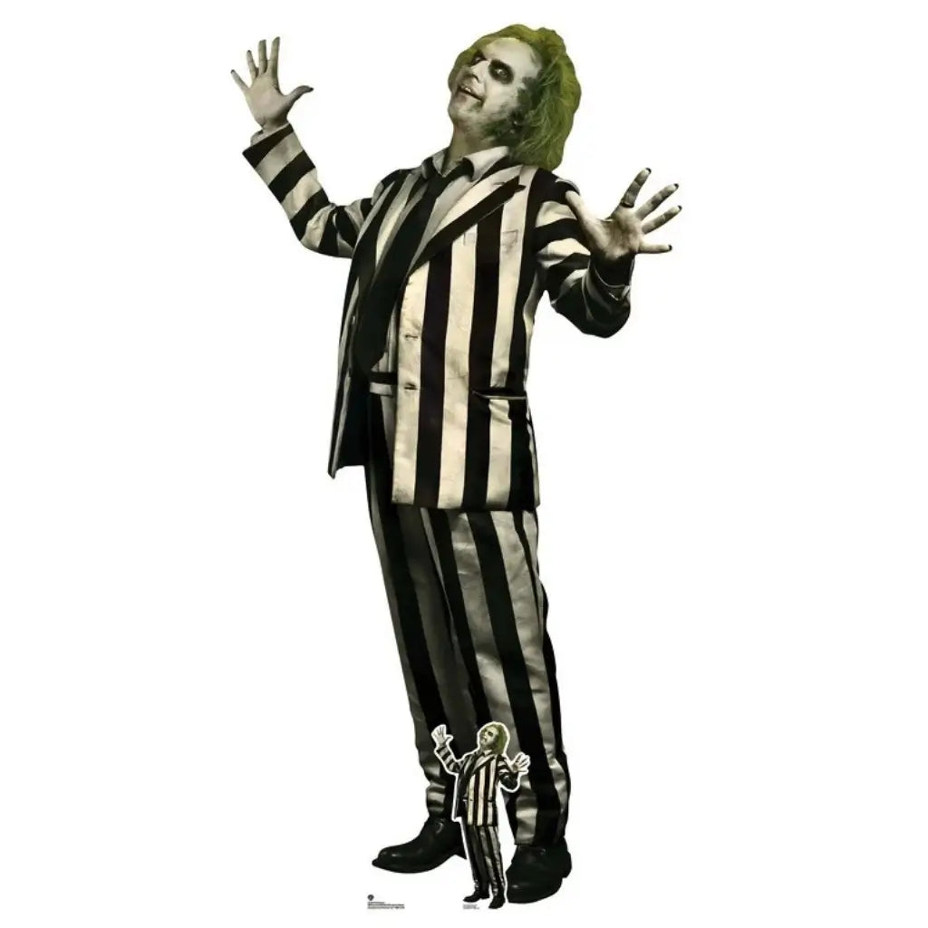 Beetlejuice Michael Keaton lifesize cardboard cutout 178cm