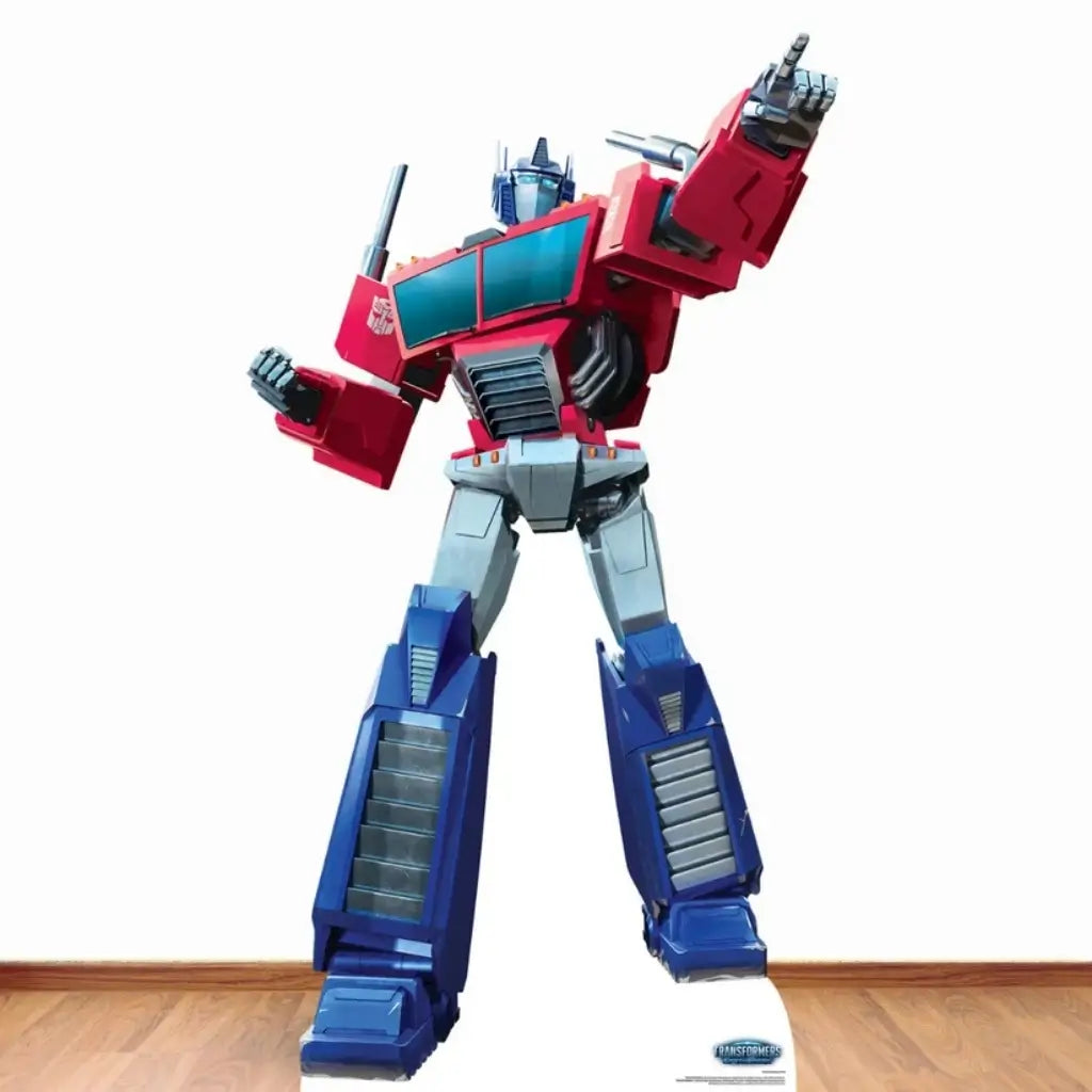 Optimus Prime Transformers Lifesize Cardboard Cutout 169cm with Free Mini