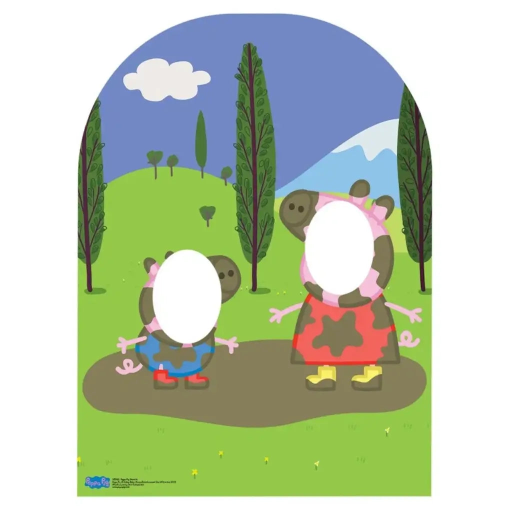 Peppa Pig Muddy Puddle child stand-in cardboard cutout 123cm
