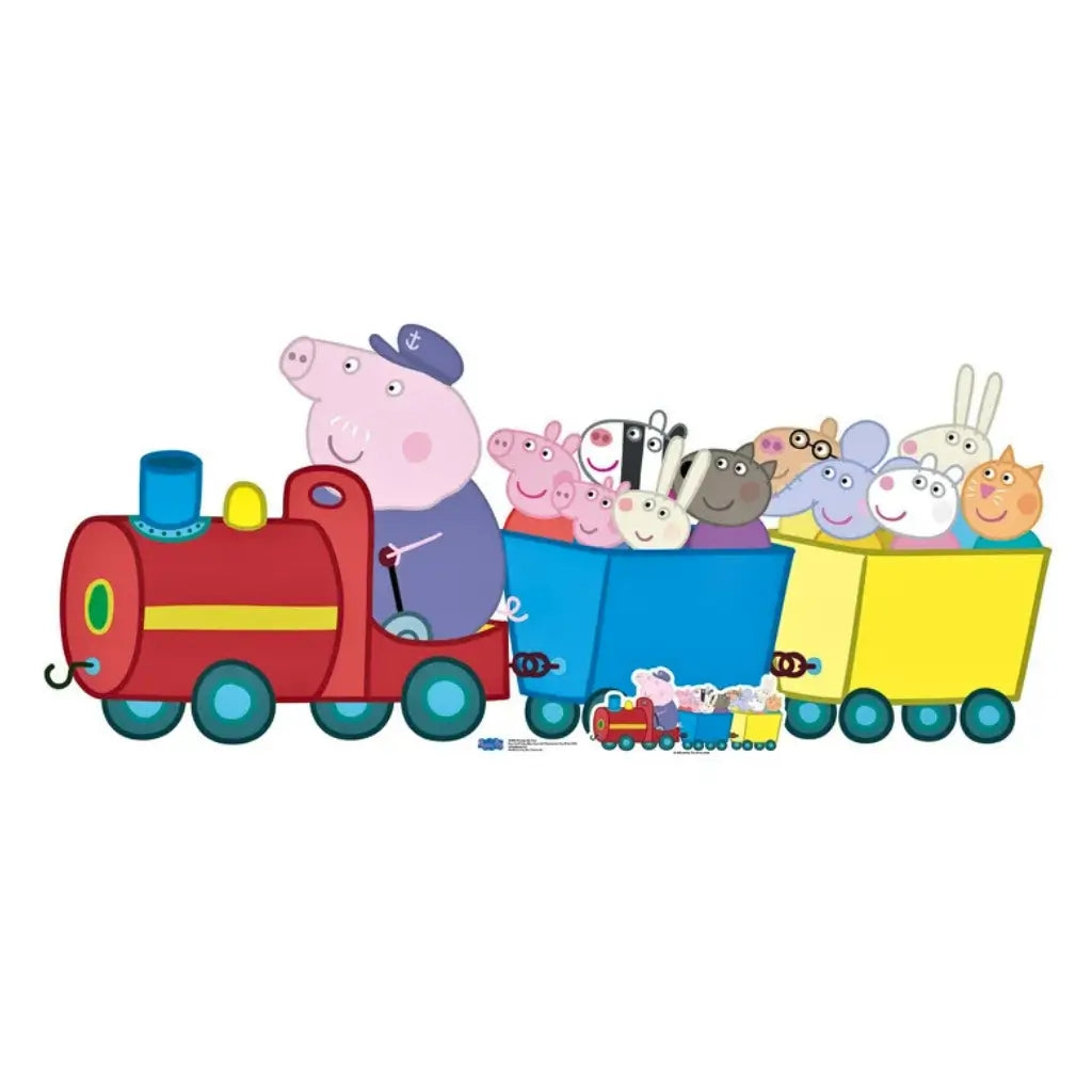 Peppa Pig Grandpa Pig’s Train cardboard cutout 84cm high
