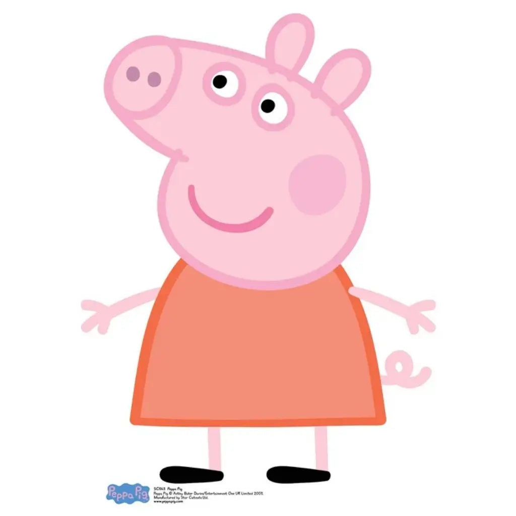 Peppa Pig Star Mini cardboard cutout 83cm tall 