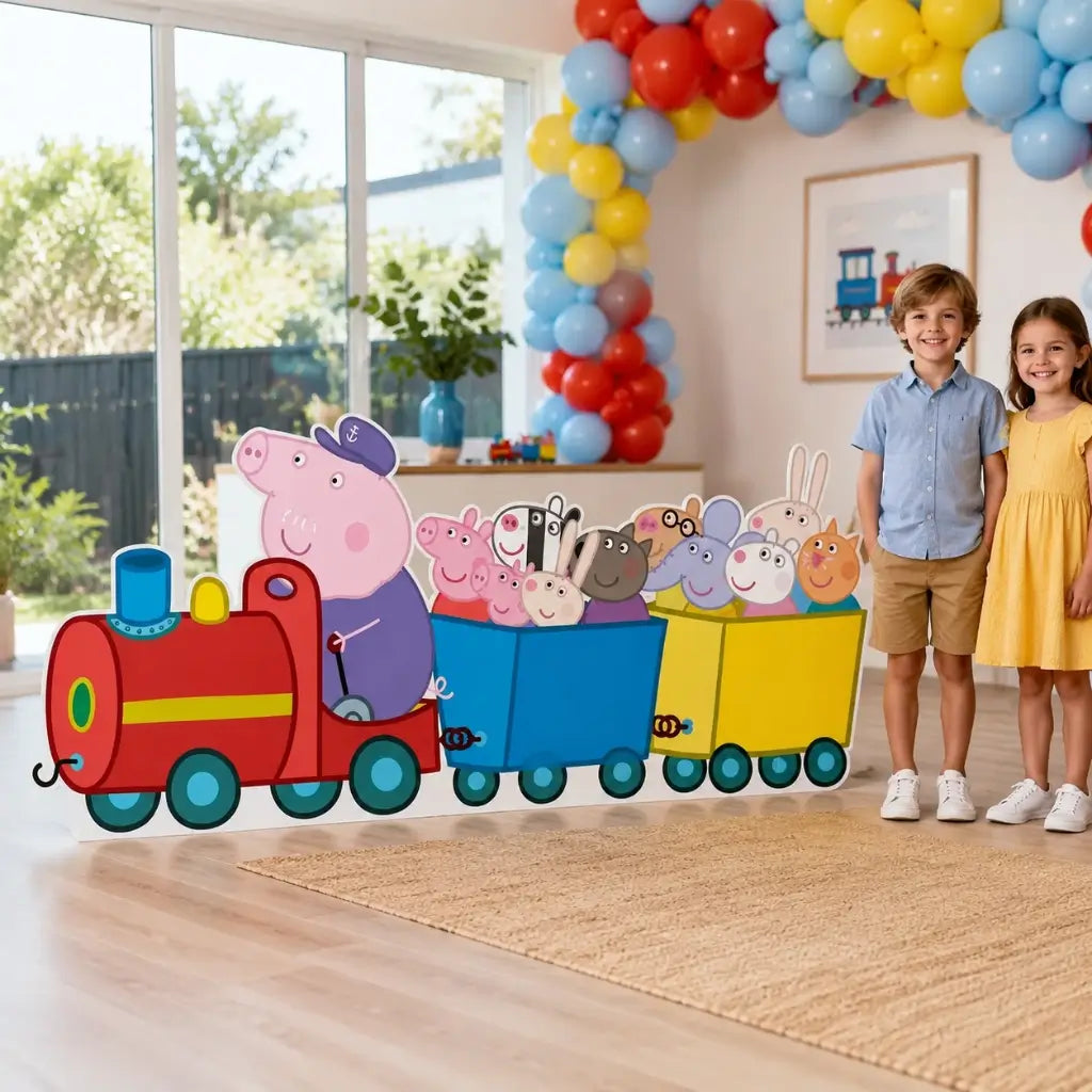 Peppa Pig Grandpa Pig’s Train cardboard cutout 84cm high