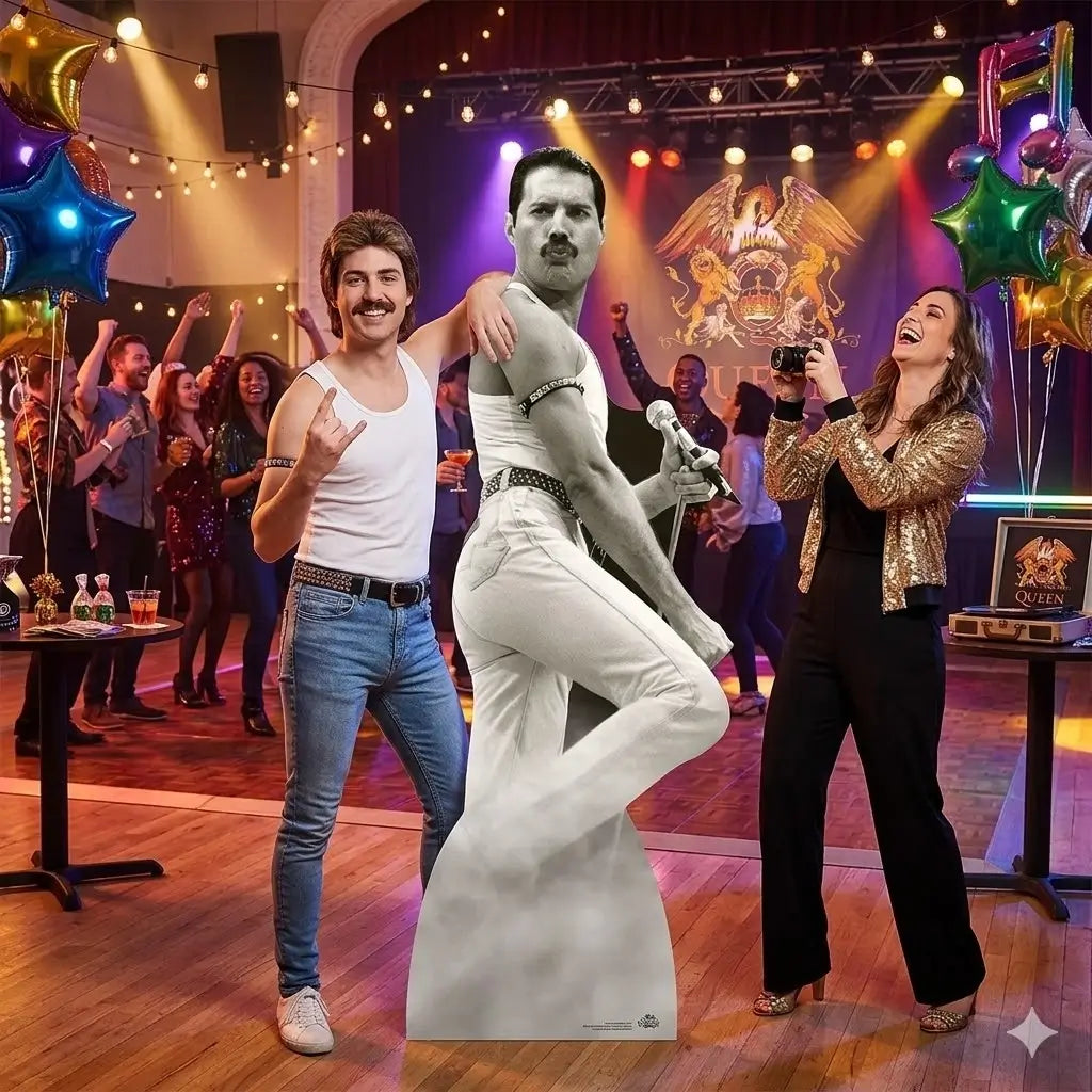 Freddie Mercury Live Aid cardboard cutout
