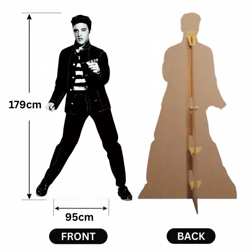 Rock and roll themed Elvis decoration dimensions