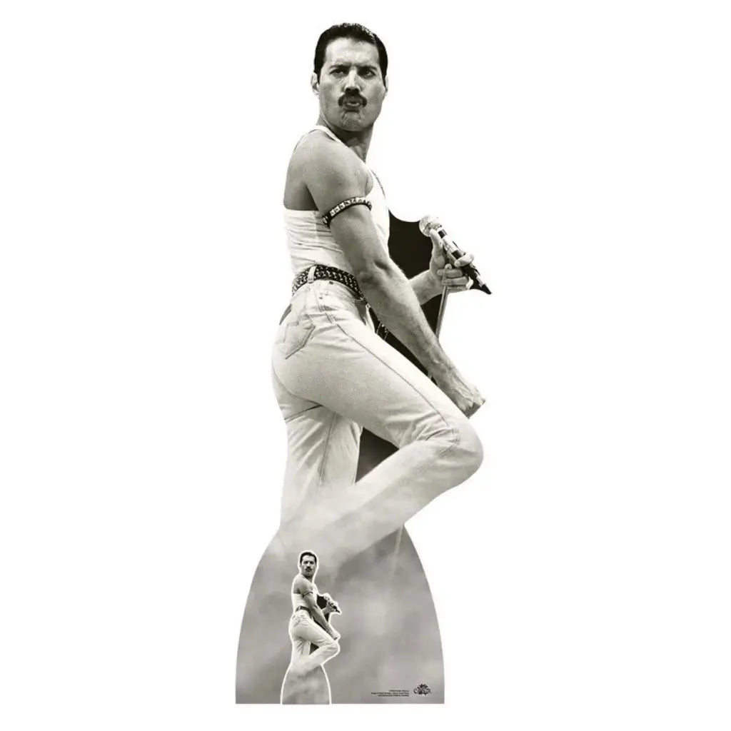 Freddie Mercury Live Aid cardboard cutout