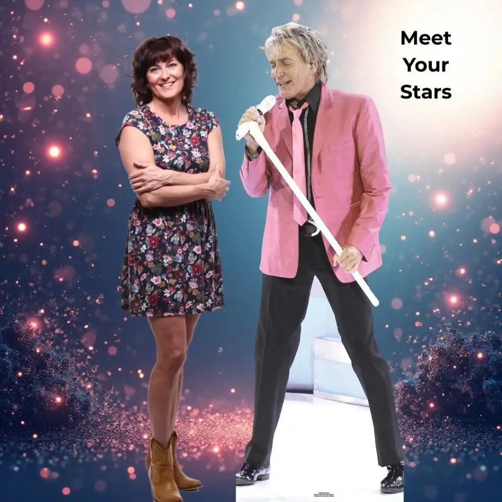 Rod Stewart lifesize cutout for rock and music themed parties