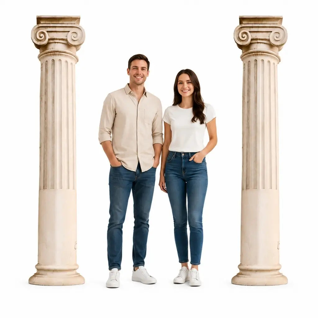 Roman Theme Cardboard Pillars