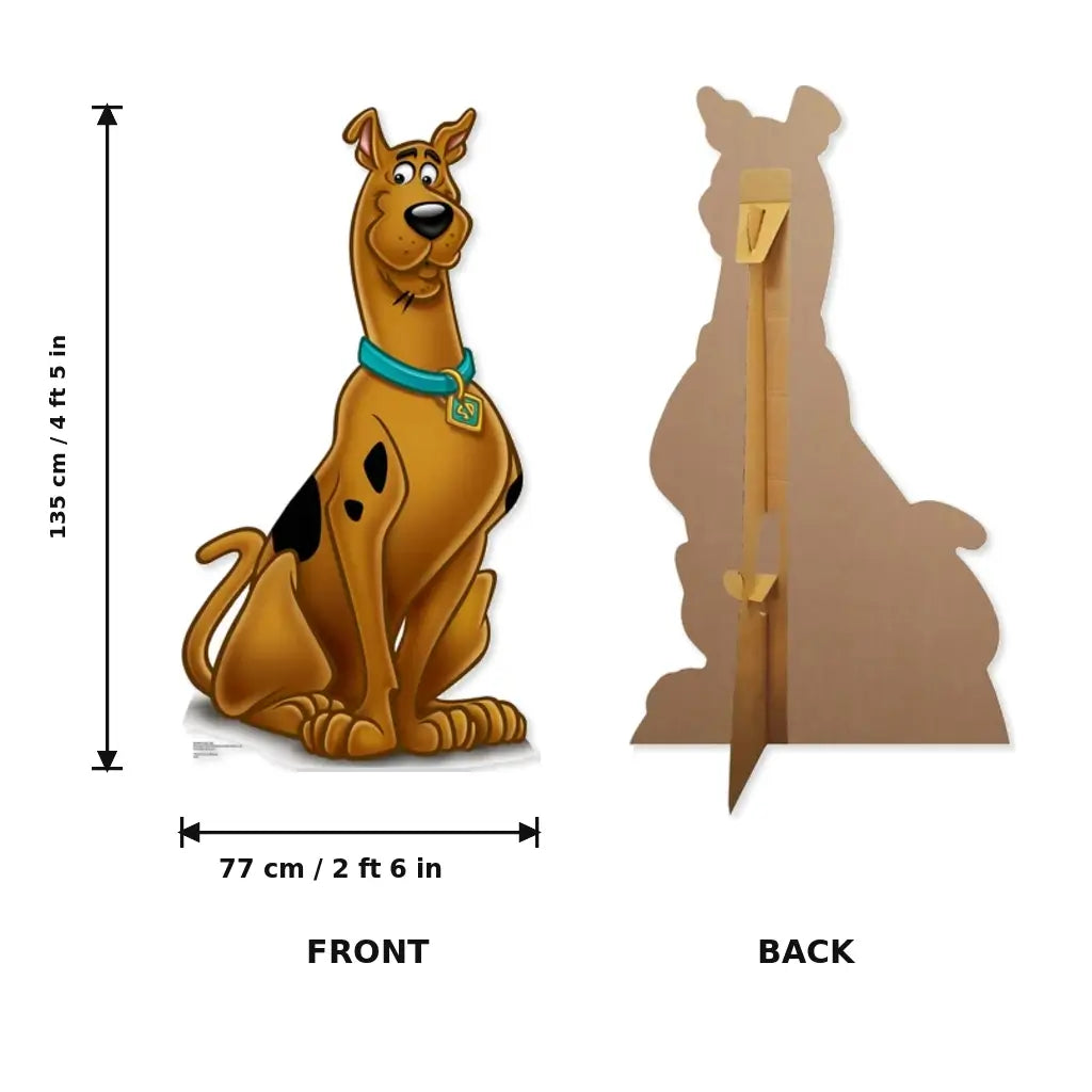 Scooby-Doo cardboard photo prop for kids themed parties
