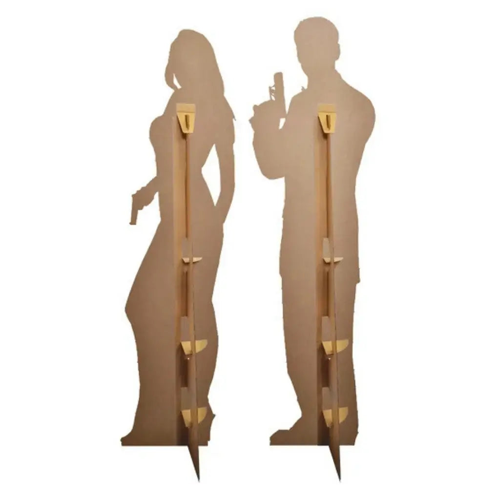 James Bond inspired cardboard display back