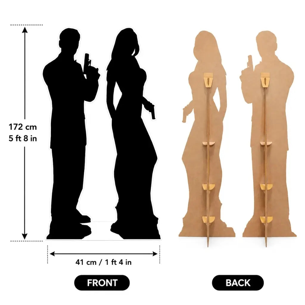 Secret agent photo booth prop dimensions